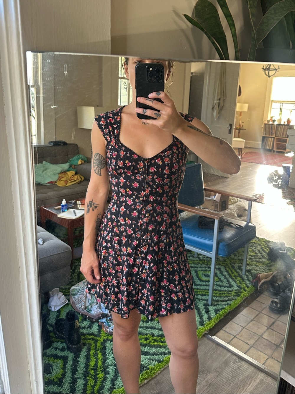 Vintage 90’s floral babydoll dress